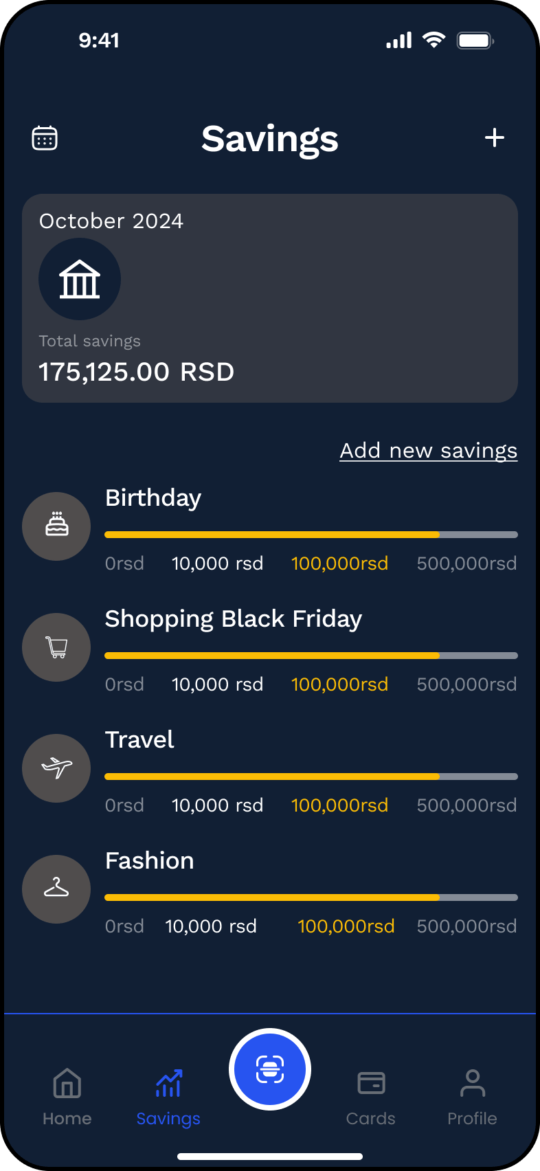 Savings