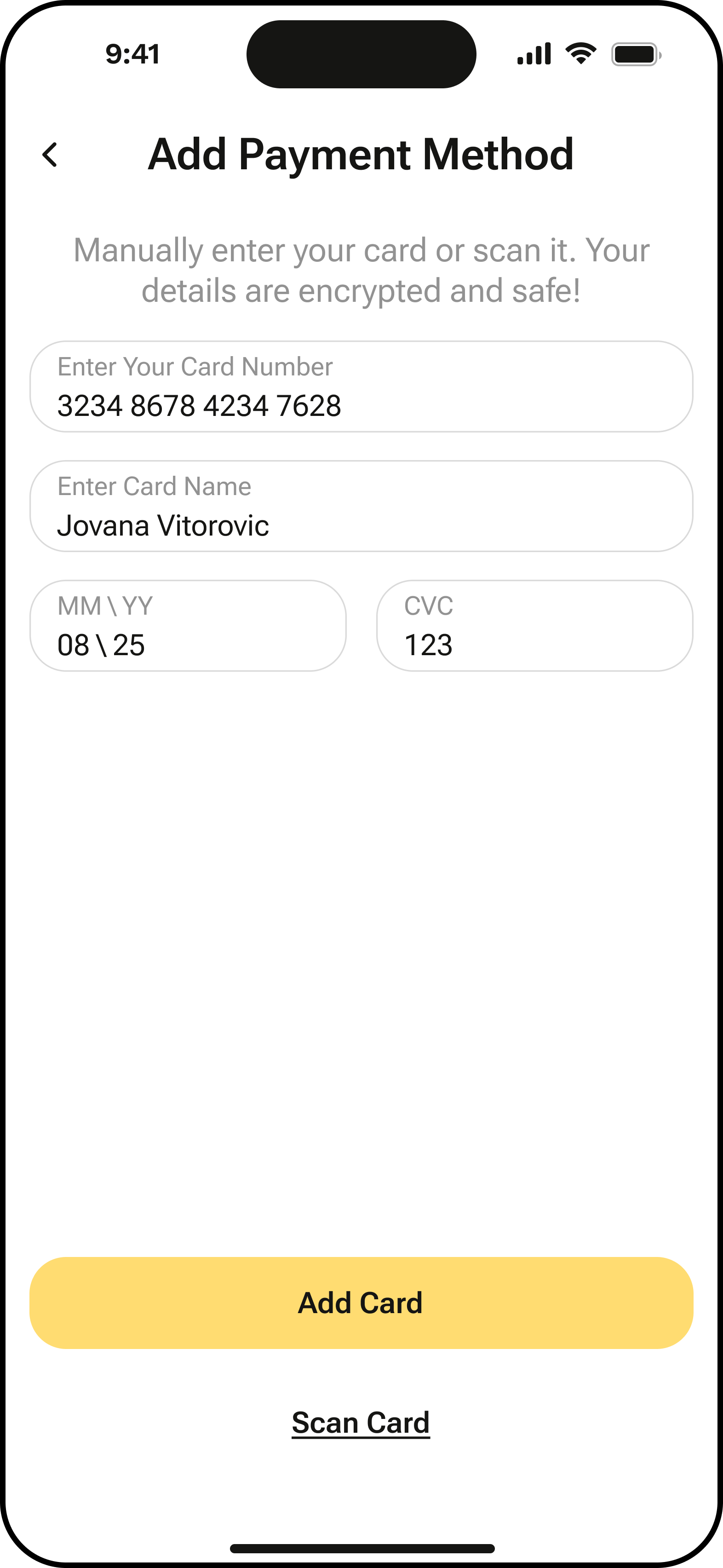 Add Payment Method Full